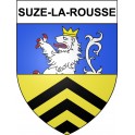 Suze-la-Rousse 26 ville Stickers blason autocollant adhésif