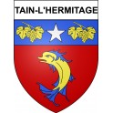 Tain-l'Hermitage 26 ville Stickers blason autocollant adhésif