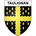 Taulignan 26 ville Stickers blason autocollant adhésif