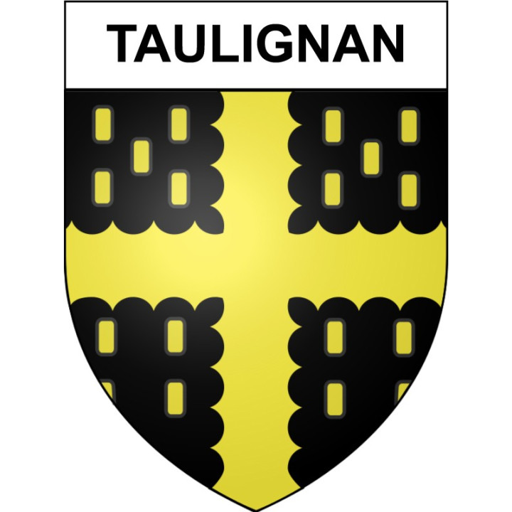 Taulignan 26 ville Stickers blason autocollant adhésif