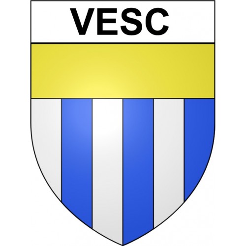 Vesc 26 ville Stickers blason autocollant adhésif