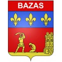 Bazas Sticker wappen, gelsenkirchen, augsburg, klebender aufkleber