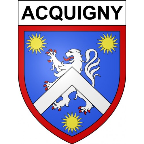 Acquigny 27 ville Stickers blason autocollant adhésif