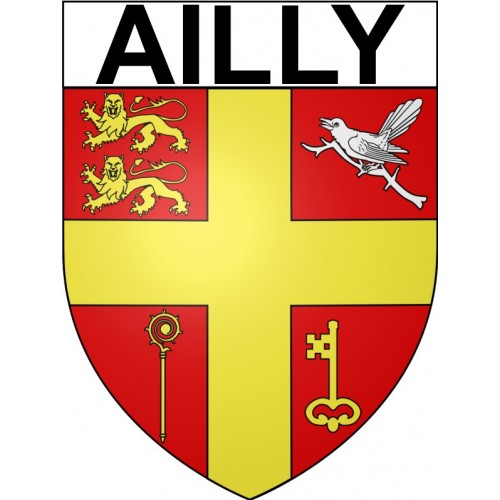 Ailly 27 ville Stickers blason autocollant adhésif