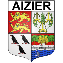 Pegatinas escudo de armas de Bazas adhesivo de la etiqueta engomada