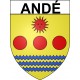Stickers coat of arms Bazas adhesive sticker