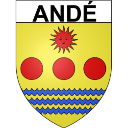 Stickers coat of arms Bazas adhesive sticker