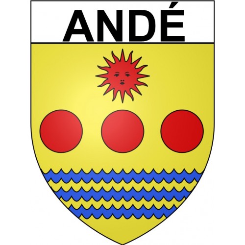Stickers coat of arms Bazas adhesive sticker