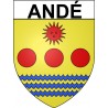 Andé 27 ville Stickers blason autocollant adhésif