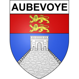 Aubevoye 27 ville Stickers blason autocollant adhésif