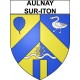 Aulnay-sur-Iton 27 ville Stickers blason autocollant adhésif