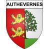 Authevernes 27 ville Stickers blason autocollant adhésif