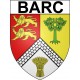 Stickers coat of arms Bazas adhesive sticker