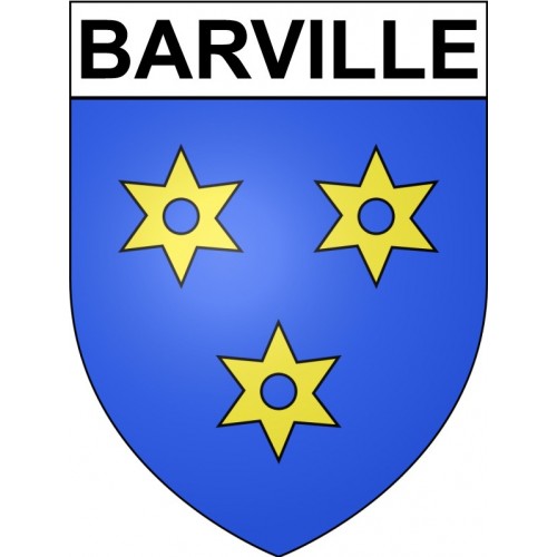 Barville 27 ville Stickers blason autocollant adhésif