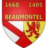 Beaumontel 27 ville Stickers blason autocollant adhésif