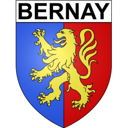 Bernay 27 ville Stickers blason autocollant adhésif