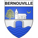 Bernouville 27 ville Stickers blason autocollant adhésif