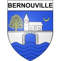 Bernouville 27 ville Stickers blason autocollant adhésif