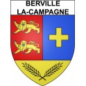 Berville-la-Campagne 27 ville Stickers blason autocollant adhésif