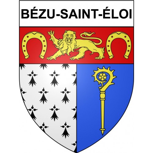 Bézu-Saint-éloi 27 ville Stickers blason autocollant adhésif