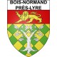 Bois-Normand-près-Lyre 27 ville Stickers blason autocollant adhésif