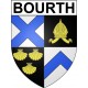 Bourth 27 ville Stickers blason autocollant adhésif