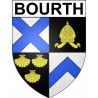 Bourth 27 ville Stickers blason autocollant adhésif