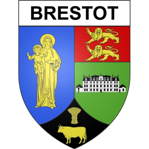 Stickers coat of arms Bazas adhesive sticker