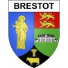 Brestot 27 ville Stickers blason autocollant adhésif
