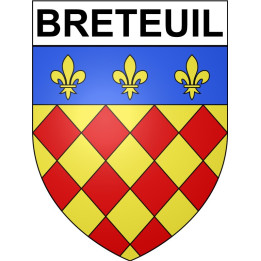 Stickers coat of arms Bazas adhesive sticker