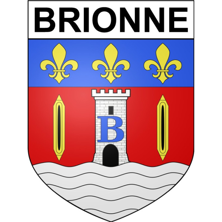 Stickers coat of arms Bazas adhesive sticker