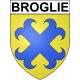 Broglie 27 ville Stickers blason autocollant adhésif