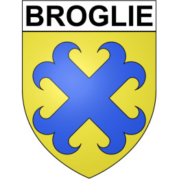 Broglie 27 ville Stickers blason autocollant adhésif