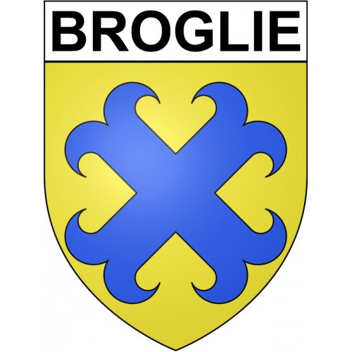 Broglie 27 ville Stickers blason autocollant adhésif