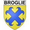 Broglie 27 ville Stickers blason autocollant adhésif