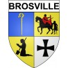 Brosville 27 ville Stickers blason autocollant adhésif