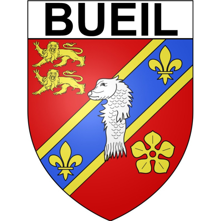 Stickers coat of arms Bazas adhesive sticker