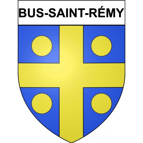 Bus-Saint-Rémy 27 ville Stickers blason autocollant adhésif