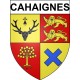 Cahaignes 27 ville Stickers blason autocollant adhésif