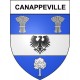 Canappeville 27 ville Stickers blason autocollant adhésif