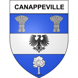 Canappeville 27 ville Stickers blason autocollant adhésif