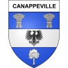 Canappeville 27 ville Stickers blason autocollant adhésif