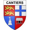 Stickers coat of arms Bazas adhesive sticker