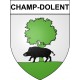 Champ-Dolent 27 ville Stickers blason autocollant adhésif