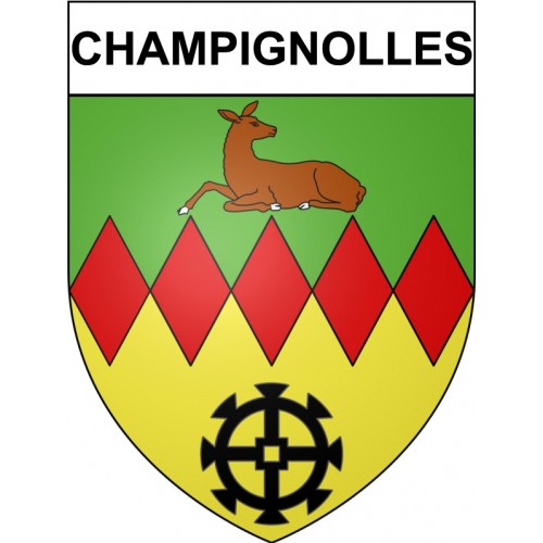 Stickers coat of arms Bazas adhesive sticker