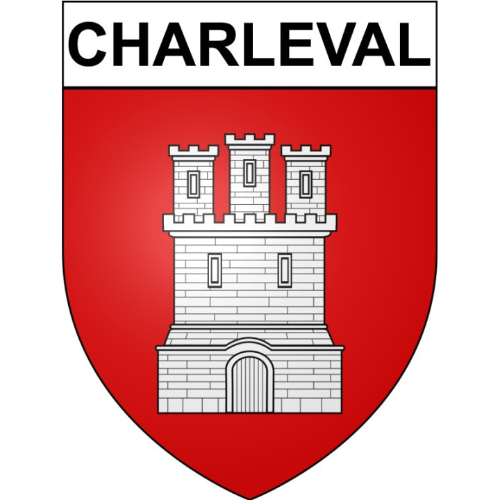 Stickers coat of arms Bazas adhesive sticker