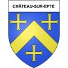 Château-sur-Epte 27 ville Stickers blason autocollant adhésif