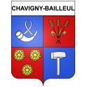 Chavigny-Bailleul 27 ville Stickers blason autocollant adhésif
