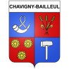 Chavigny-Bailleul 27 ville Stickers blason autocollant adhésif
