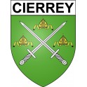 Cierrey 27 ville Stickers blason autocollant adhésif